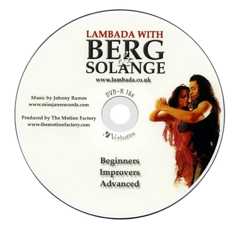 Lambada with Berg and Solange instructional DVD full cover: disc